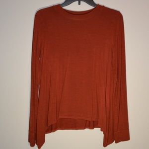LONG SLEEVE TEE SWING BLOUSE